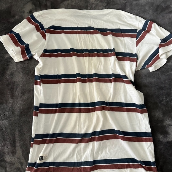 Vintage 90s Grunge Lira Striped T-Shirt - Picture 4 of 4